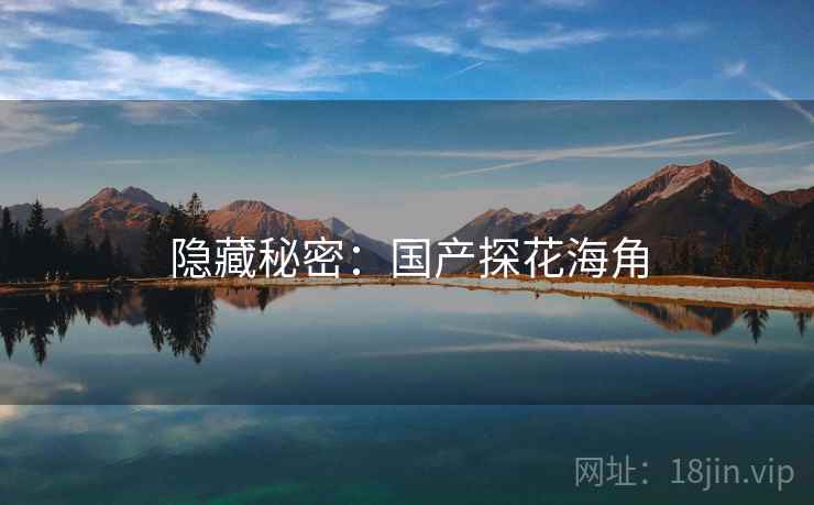 隐藏秘密：国产探花海角